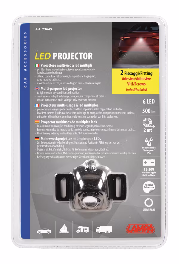 Lampa Proiettore multi-uso a led multipli - 12/30V
