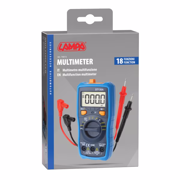 Lampa Multimetro digitale manuale – 18 funzioni