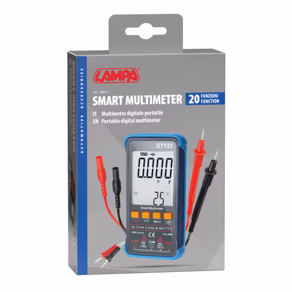 Lampa Multimetro digitale smart auto detect - 20 funzioni