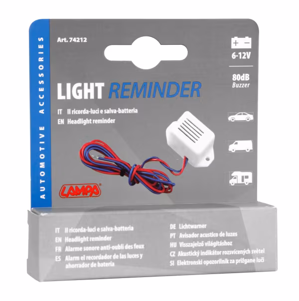 Lampa Alarm il ricorda-luci 6-12V