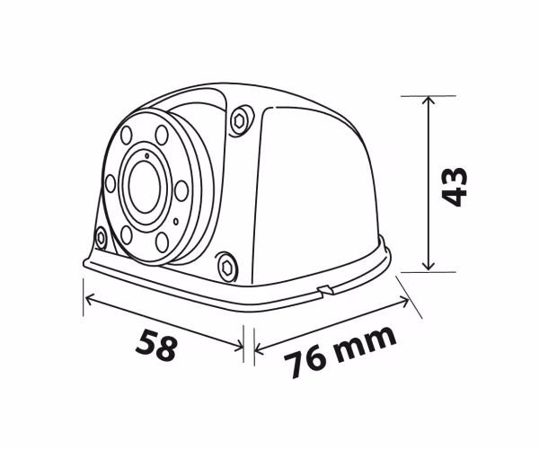 Lampa T3, Telecamera