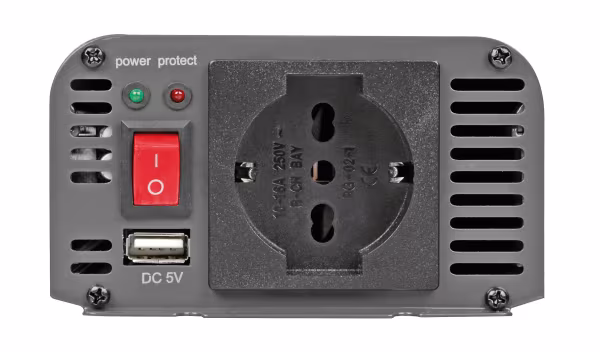 Lampa Power Inverter PSW300, trasformatore a onda sinusoidale pura 12V > 230V