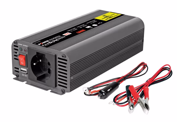 Lampa Power Inverter PSW600, trasformatore a onda sinusoidale pura 12V > 230V