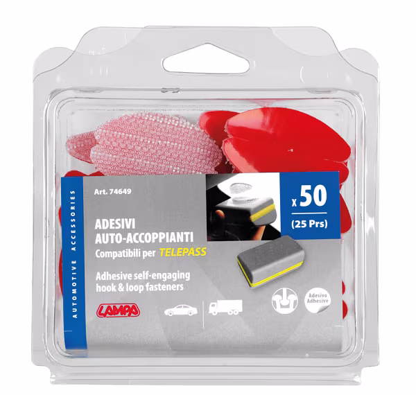 Lampa Adesivi auto-accoppianti, set 25 coppie