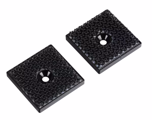Lampa Clips Duotec auto-accoppianti, foro centrale, set 2 pz - 30x30 mm