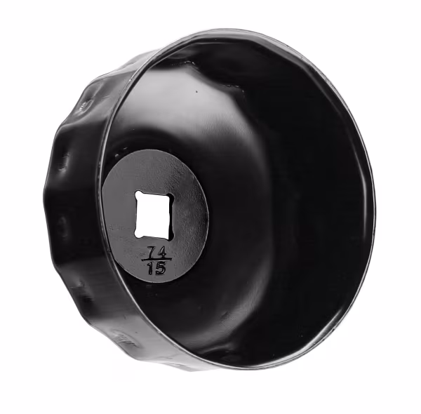 Lampa Chiave svita filtro a tazza per filtro olio per filtro Ø 74 mm con 15 lati