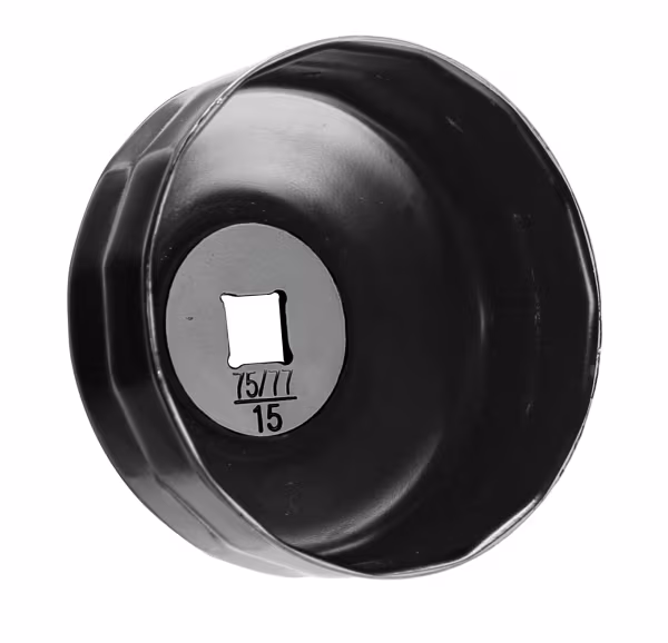 Lampa Chiave svita filtro a tazza per filtro olio per filtro Ø 75-77 mm con 15 lati