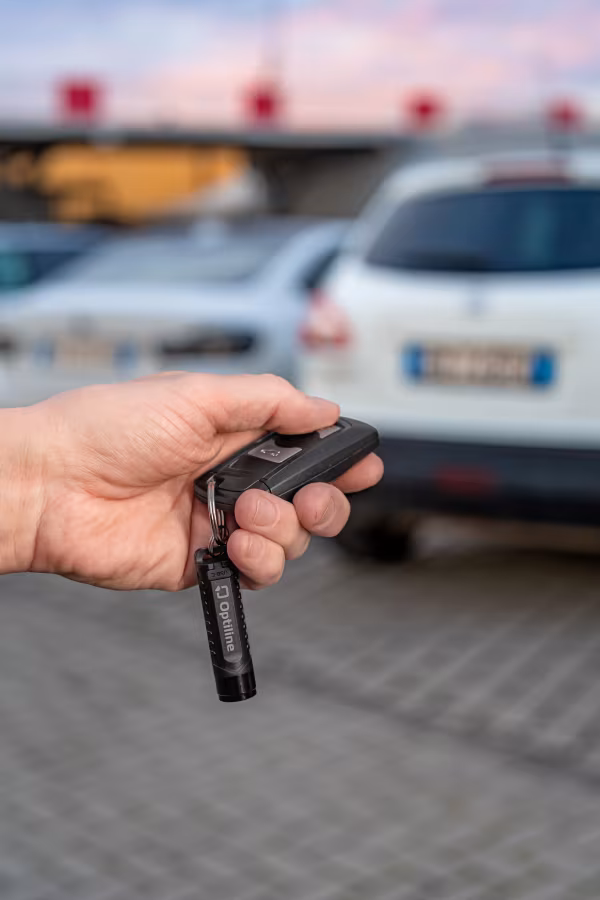Optiline OptiTag Torch, torcia portachiavi con localizzatore integrato