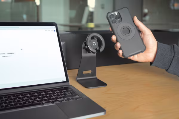 Optiline Mag Pro Stand, porta telefono magnetico da casa / ufficio