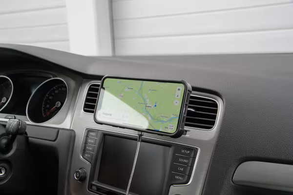 Optiline Mag Wireless Airvent, Porta telefono magnetico per bocchetta d’aerazione con ricarica wireless