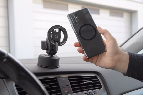 Optiline Mag Pro Orbit, Porta telefono magnetico con attacco a ventosa adesiva