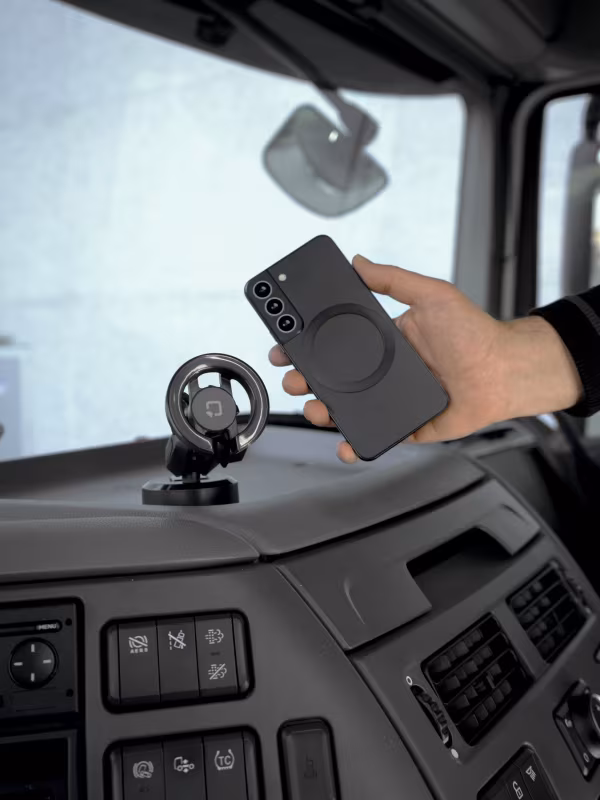 Optiline Mag Pro Orbit, Porta telefono magnetico con attacco a ventosa adesiva