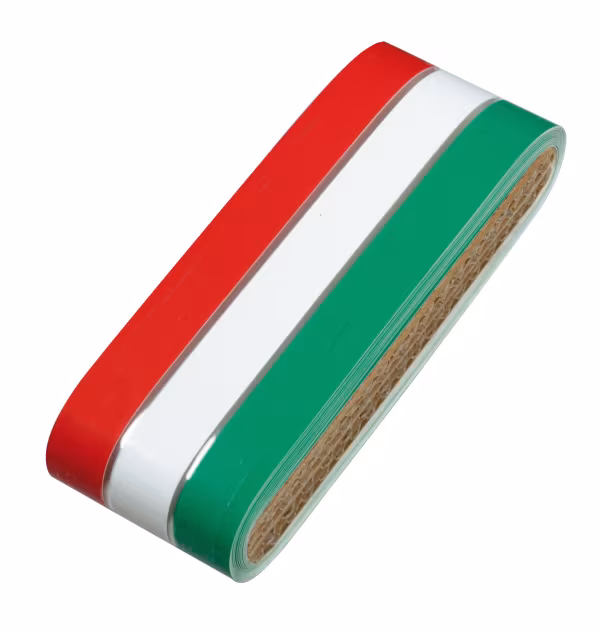 Lampa Sticky Flag, striscia tricolore Italia in rotolo