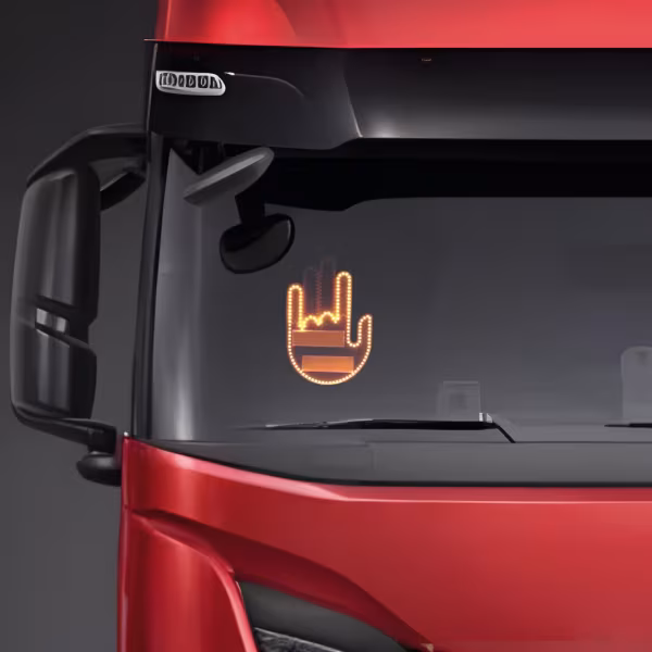 Lampa Led Hand Gestures, luce decorativa - 203 Led Smd