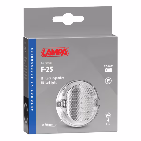 Lampa Luce ingombro - 4 Led - 12/24V
