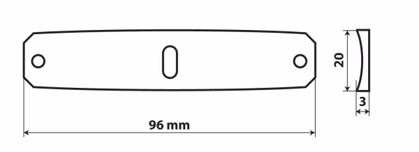 Lampa Set 20 guarnizioni neutre a profilo curvo