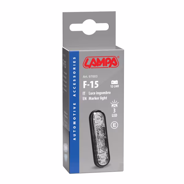 Lampa Luce ingombro - 3 Led - 12/24V