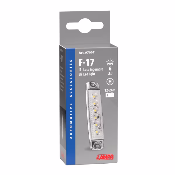 Lampa Luce ingombro - 6 Led - 12/24V