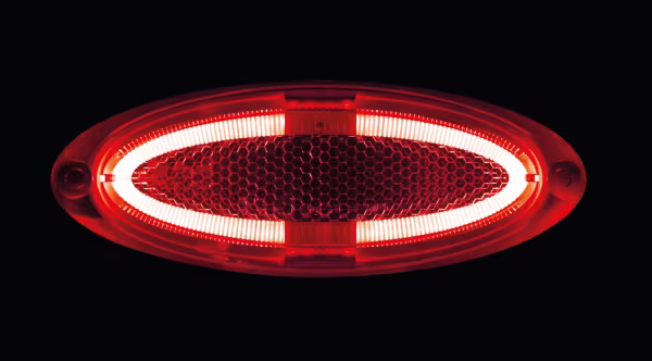Lampa Luce ingombro - 4 Led - 12/24V - Rosso