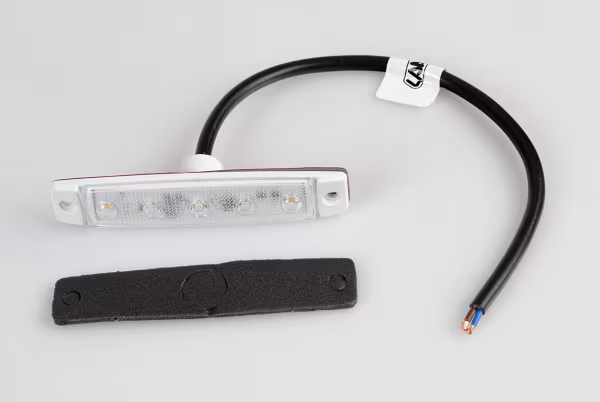 Lampa Pagg Aspöck, luce ingombro - 5 Led - 12/24V - Bianco