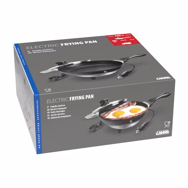 Lampa Electric Frying Pan, padella elettrica - Ø 20 cm - 24V - 270W - 13A