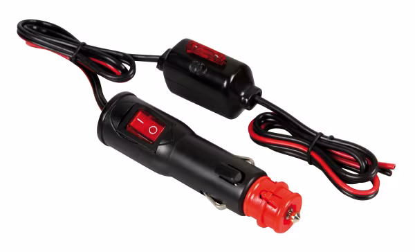 Lampa Spinotto per presa accendisigari con fusibile esterno - 12/24V