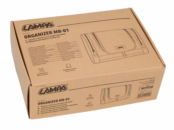 Lampa MB-01 Organizer, Beauty case da viaggio appendibile