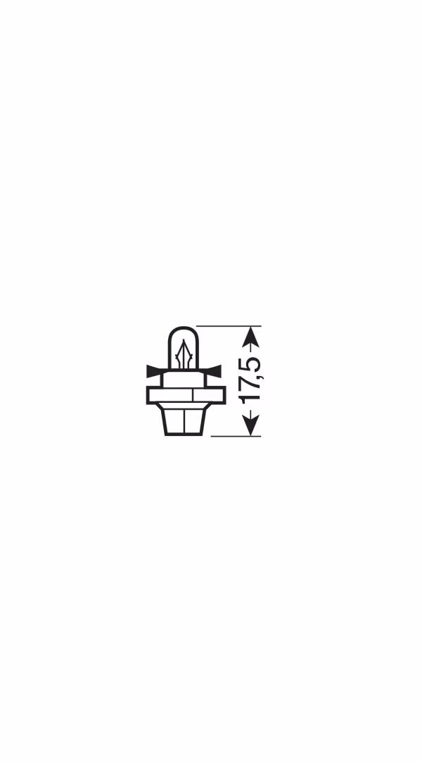 Osram 12V Original Line - 1,5W - BX8,4d - 1 pz  - Sfuso - Beige