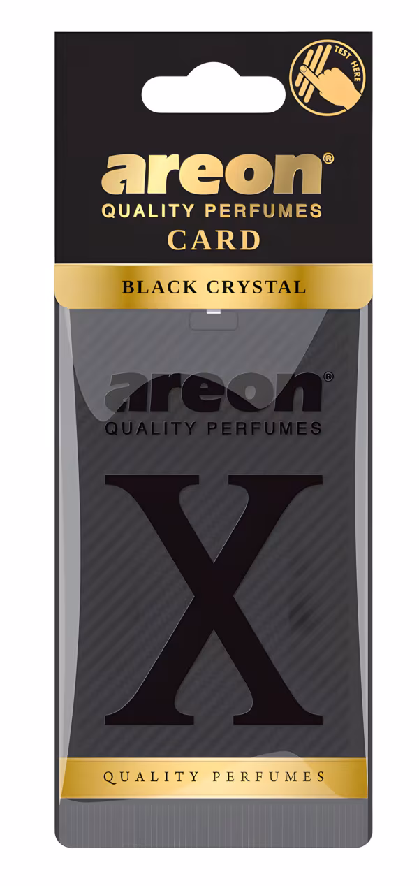 Areon Areon X Card, deodorante per abitacolo - Black Crystal