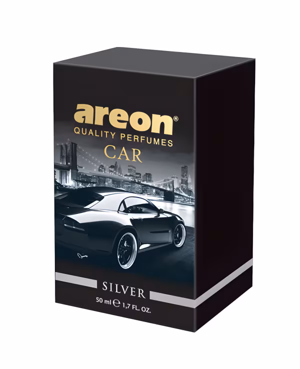 Areon Areon Car Perfume, deodorante per abitacolo - 50 ml - Silver