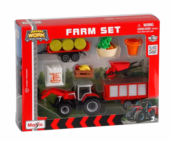 Burago Mini Work Farmset, Maisto, 3\" - 1 pz assortito
