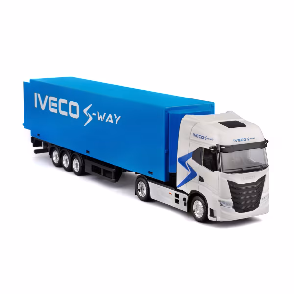 Burago Iveco S-Way con rimorchio, Burago, scala 1:43