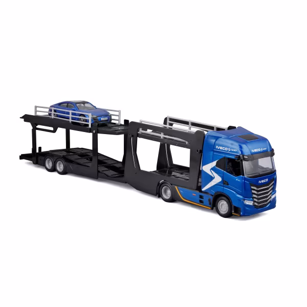 Burago Iveco S-Way bisarca con Audi RS E-Tron, Burago, scala 1:43