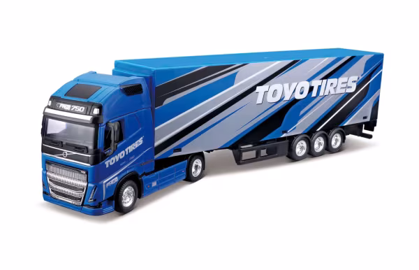 Burago Collezione 6 camion con semirimorchio, Burago, scala 1:43