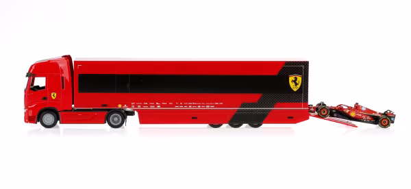 Burago Iveco S-Way 570 Ferrari Racing Leclerc, Burago, scala 1:43