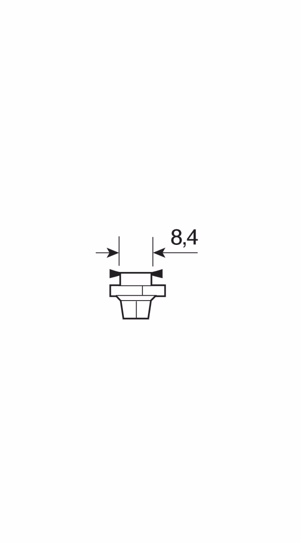 Osram 12V Original Line - 1,5W - BX8,4d - 1 pz  - Sfuso - Beige