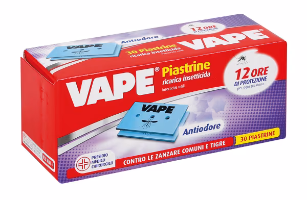 Lampa Vape, Ricarica 30 piastrine classic