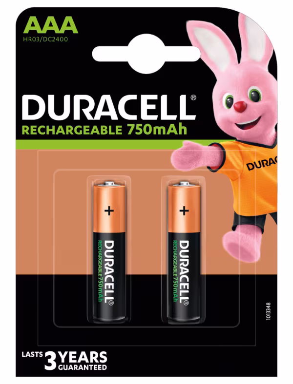 Duracell Duracell Recharge Plus, mini stilo “AAA”, 2 pz