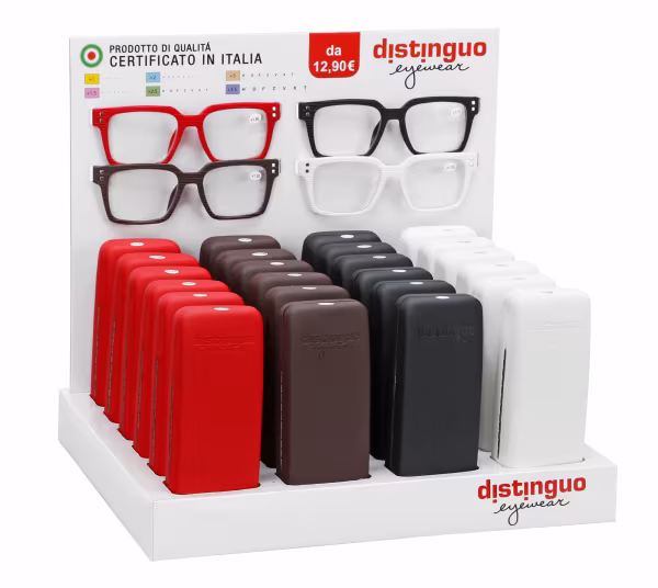 Distinguo 814, occhiali da lettura - Kit 24 pezzi assortimento base
