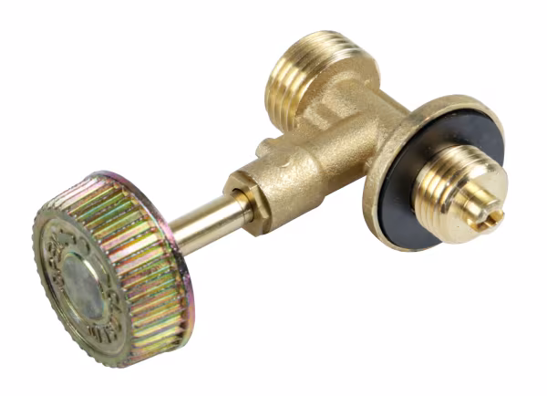 Lampa Rubinetto per bombola, uscita W20x1/14” sinistro maschio, attacco M16x1.5 maschio