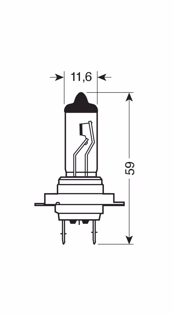 Osram 12V Original Line - H18 - 65W - PY26d-1 - 1 pz  - Scatola