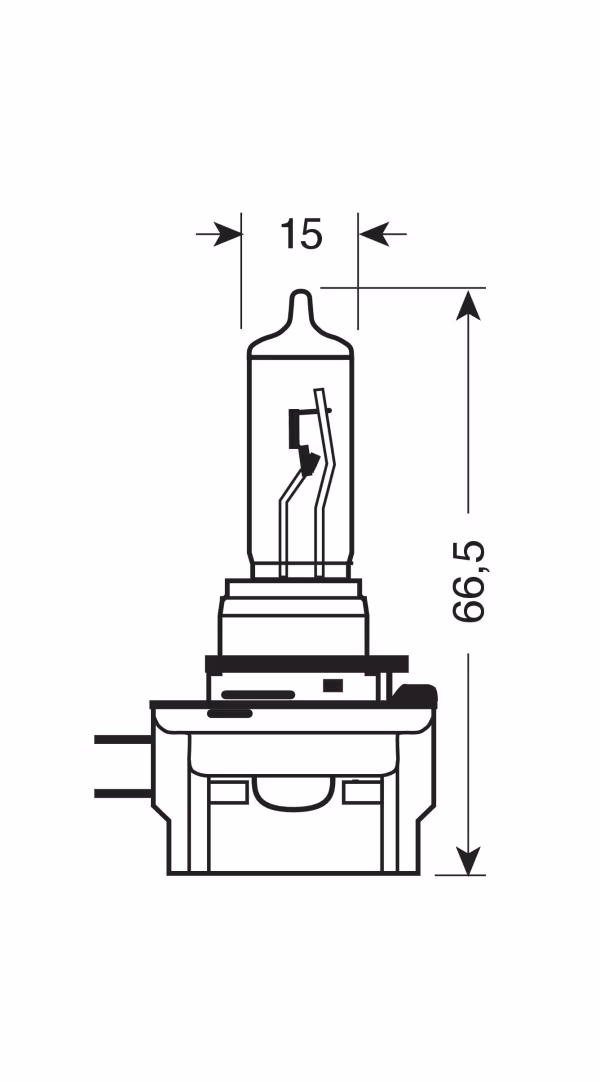 Osram 12V Original Line - H9B - 65W - PGJY19-5 - 1 pz  - Scatola