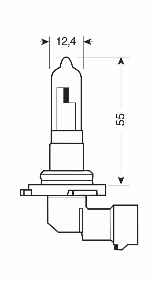 Osram 12V Original Line - HB3 - 60W - P20d - 1 pz  - Scatola