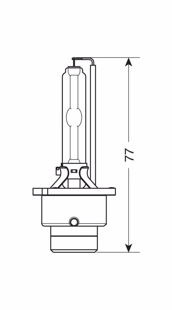 Lampa Lampada HID Xenon 5.000°K - D2S - 35W - P32d-2 - 1 pz  - Scatola