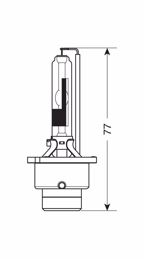 Lampa Lampada HID Xenon 5.000°K - D2R - 35W - P32d-3 - 1 pz  - Scatola
