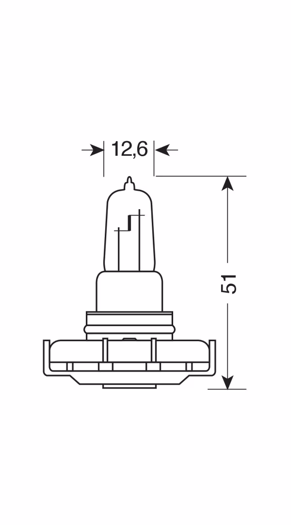 Pilot 12V Lampada alogena Blu-Xe - PSX24W - 24W - PG20-7 - 2 pz  - Scatola
