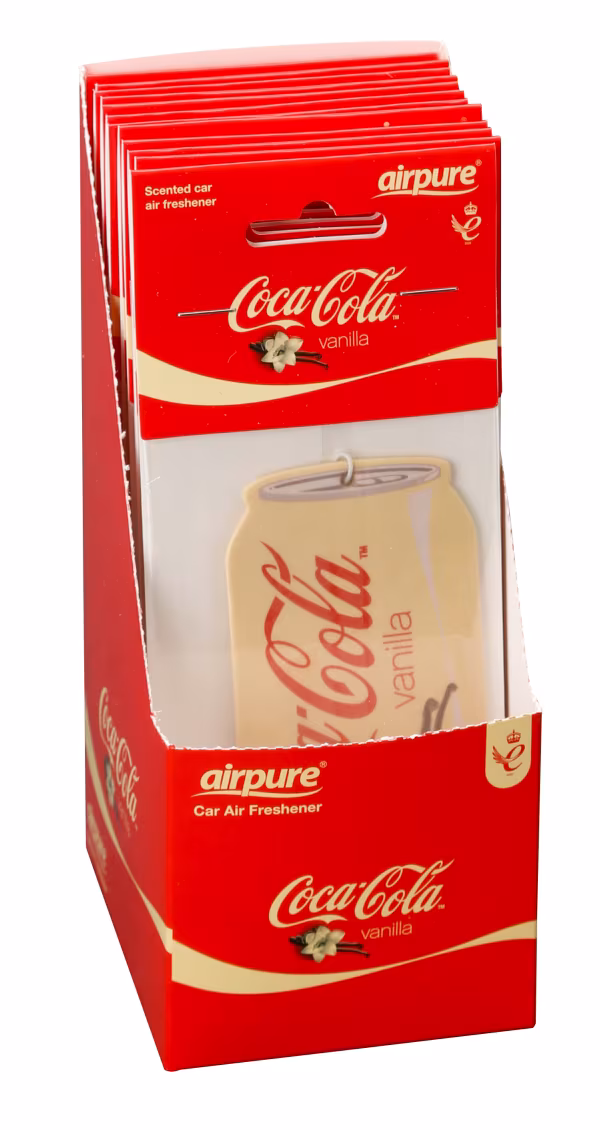 Coca-Cola Coca-Cola® Paper 2D, deodorante per abitacolo - Lattina Vaniglia