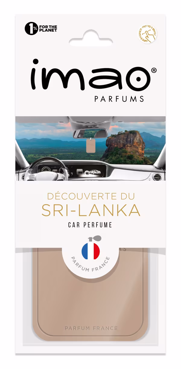 Imao Imao Scent Card, deodorante per abitacolo - Découverte du Sri Lanka