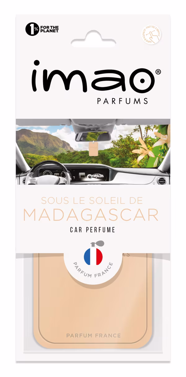Imao Imao Scent Card, deodorante per abitacolo - Sous le soleil de Madagascar