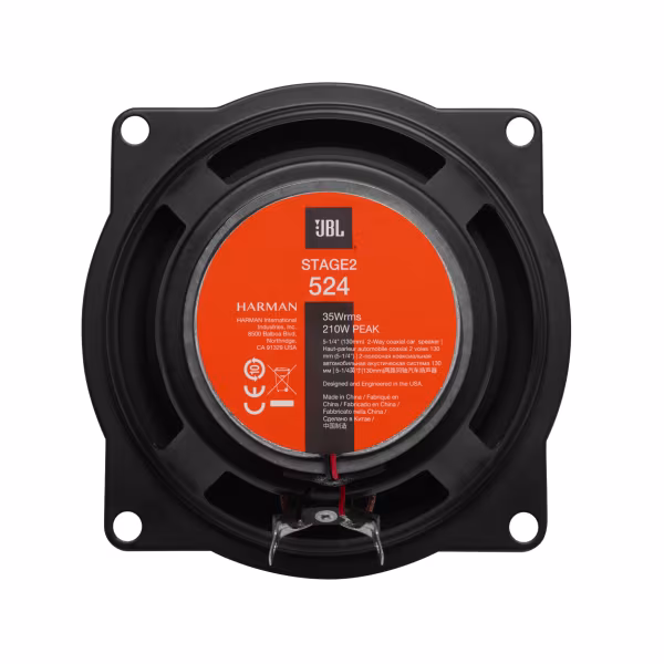 JBL Stage2 524, coppia altoparlanti a due vie - Ø 130 mm - 210 W - Altoparlanti - 2 pz